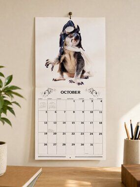 Qantas Sydney the Koala Calendar 1986 Vintage 80s Australia Airline Art Cute!